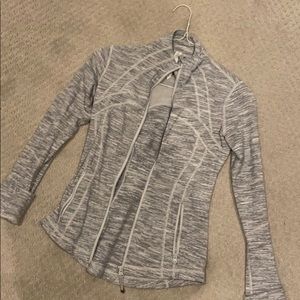 Lululemon striped light jacket - full zip